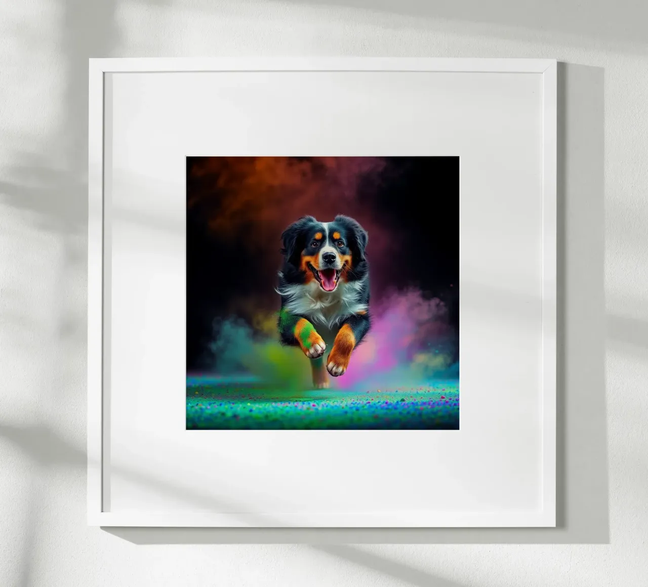 The colorful Bernese Mountain Dog #164 hahnemühle by Yumis.Beargang.and.Me