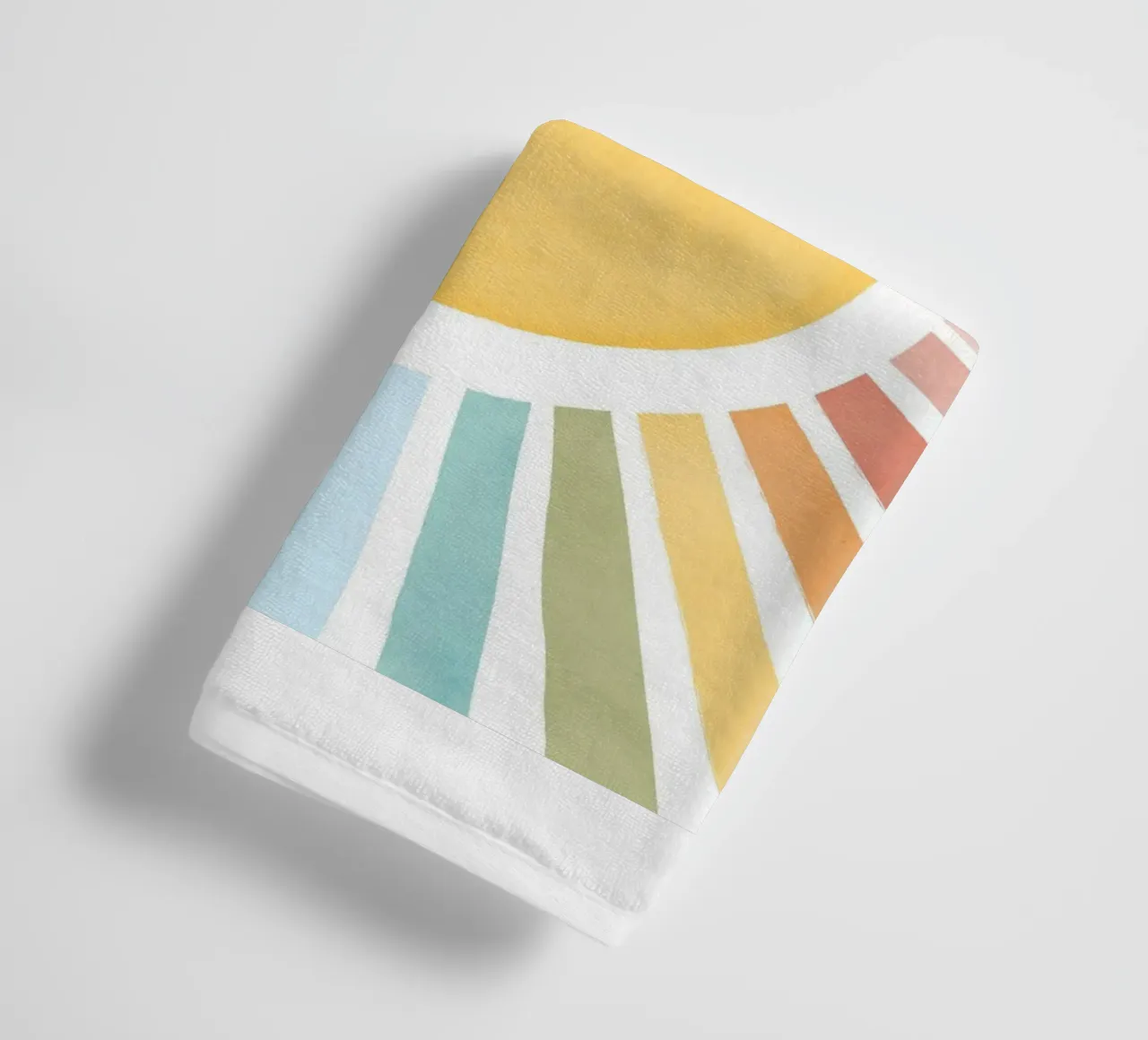 Mignon Imprimé soleil joyeux serviette de bain de SunshinePrints