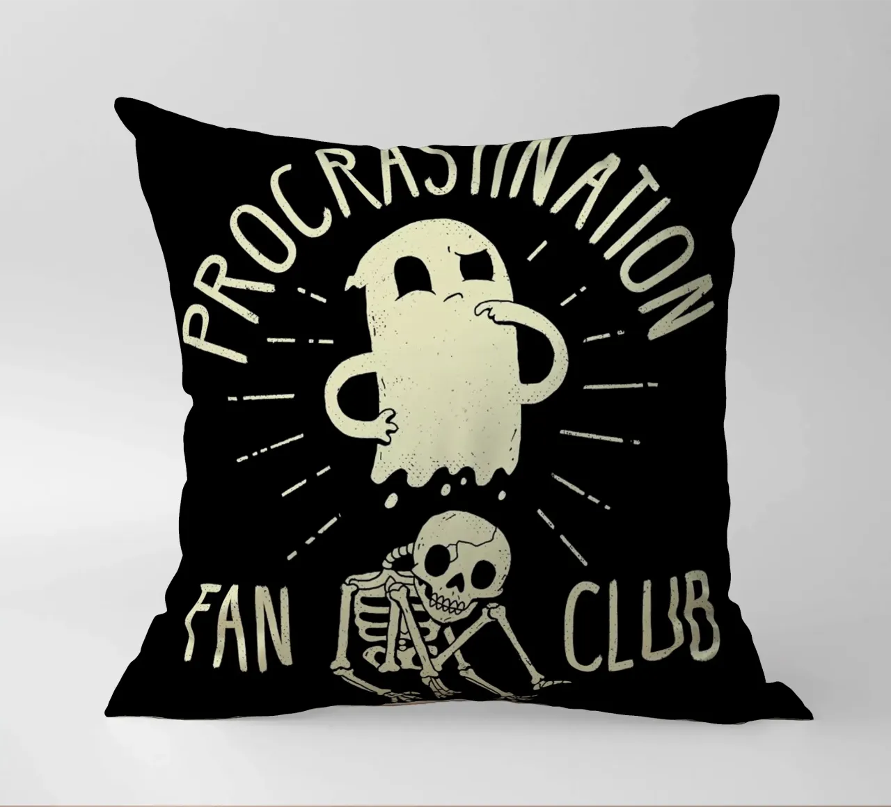 Procrastinate cuscino da DinoMike