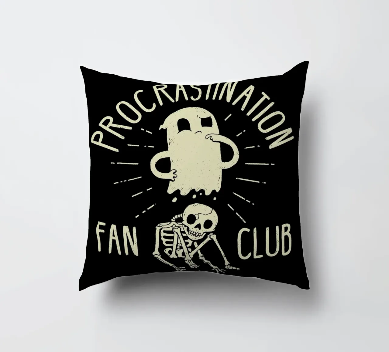 Procrastinate cuscino da DinoMike