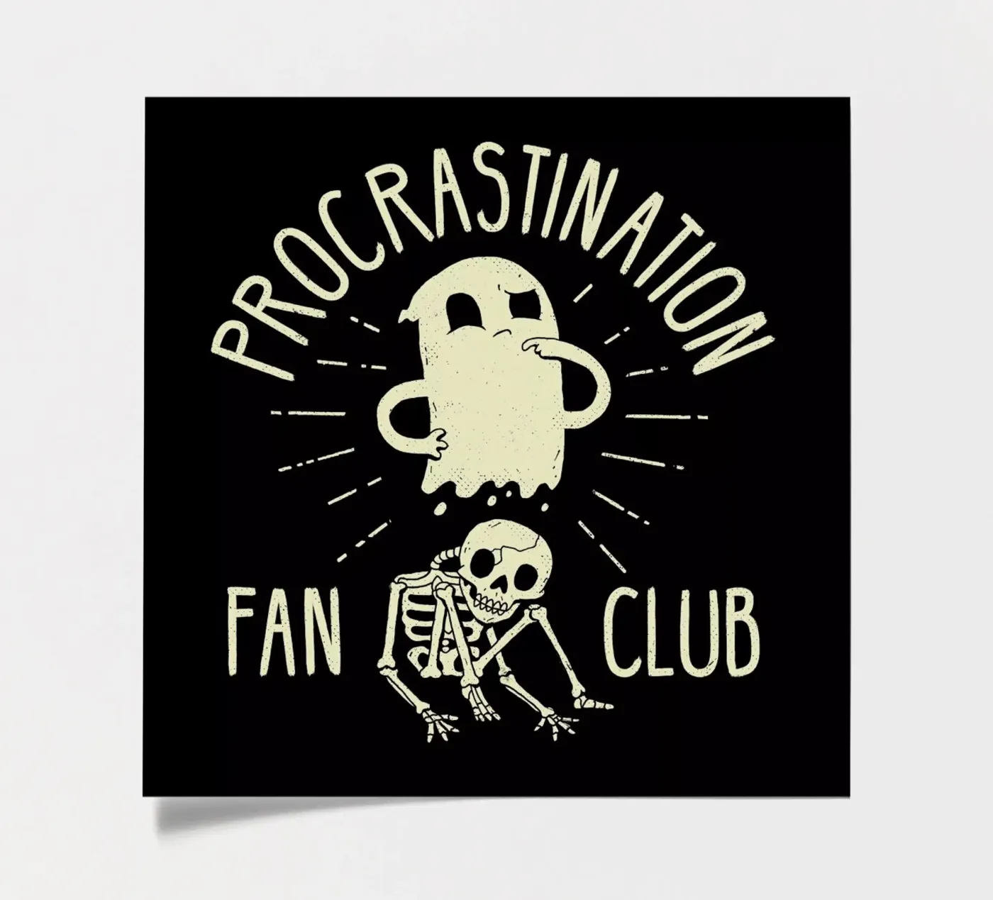 Procrastinate Stickerbogen von DinoMike