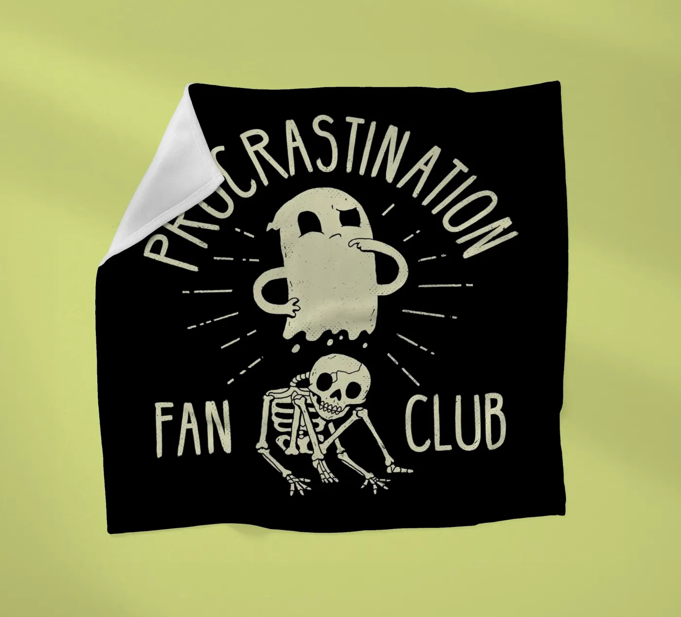 Procrastinate fleece blanket by DinoMike