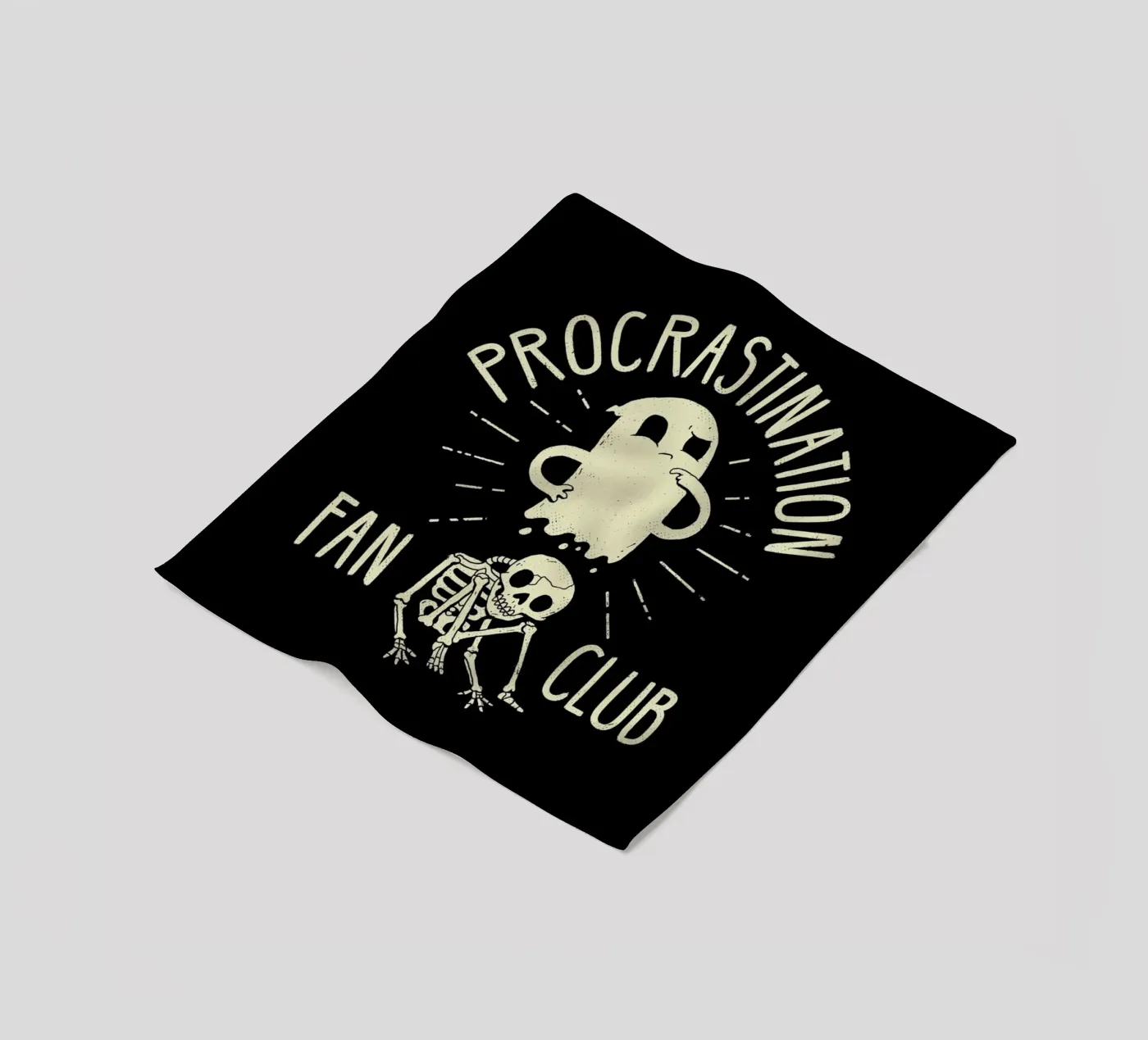 Procrastinate fleece blanket by DinoMike