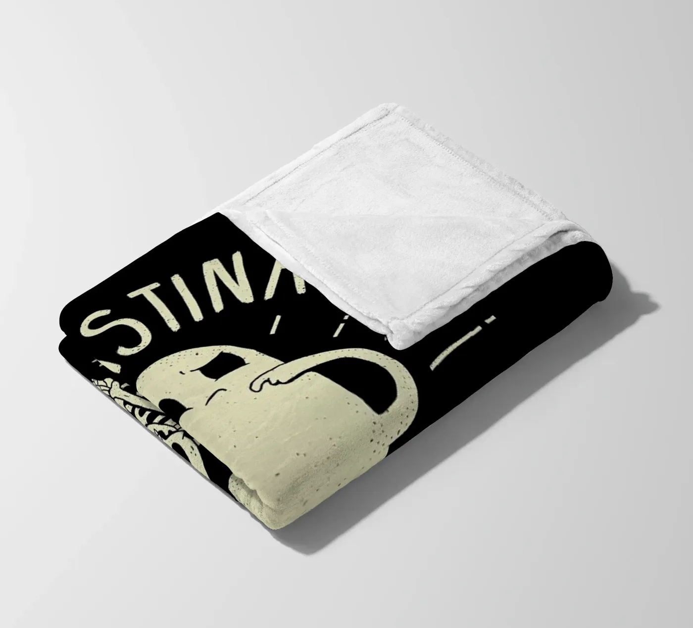 Procrastinate fleece blanket by DinoMike