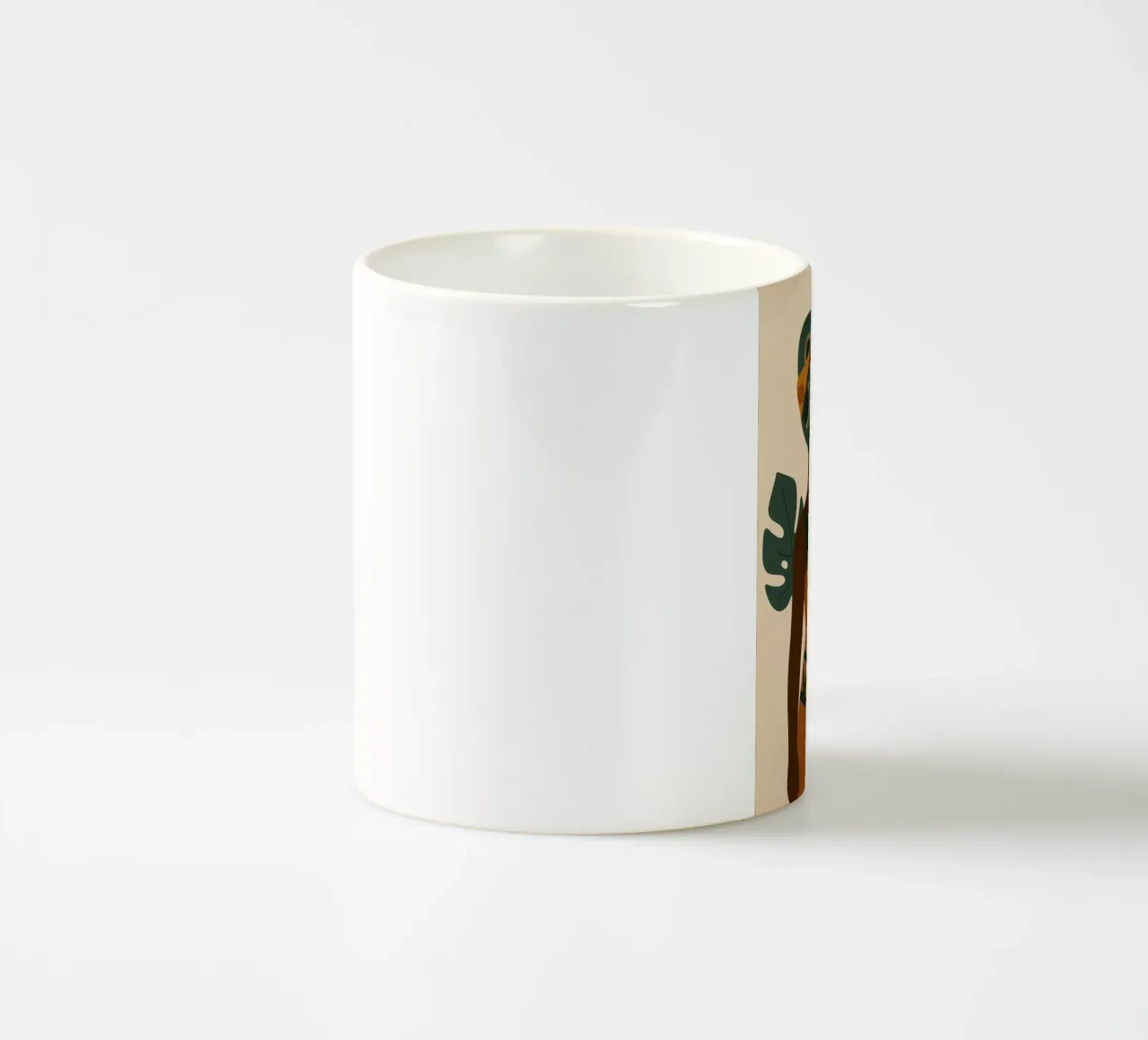 Sunlit Serenity: African Abstract tazza in ceramica da Mosaic Dialogue