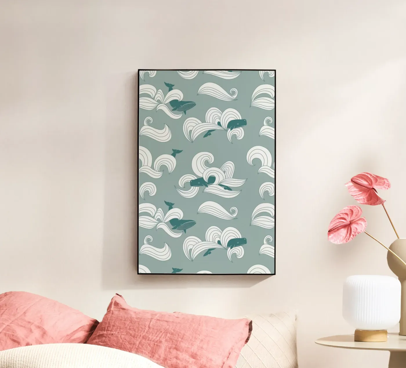 Wale Blue plexiglas de Sabrina Ziegenhorn