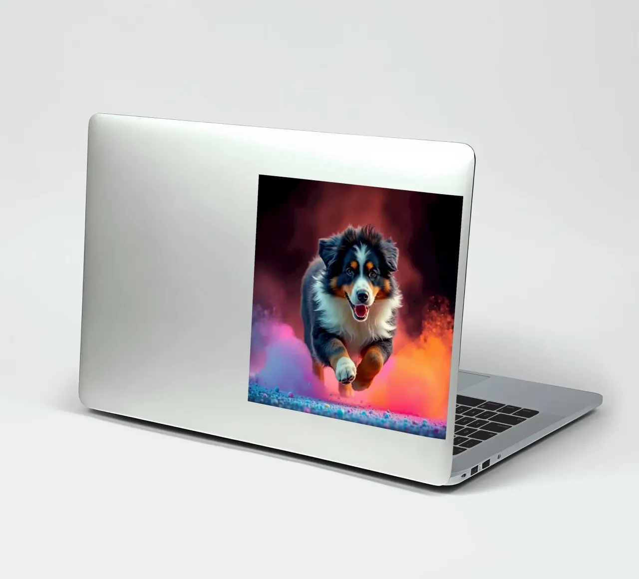 The colorful Bernese Mountain Dog #169 sticker by Yumis.Beargang.and.Me