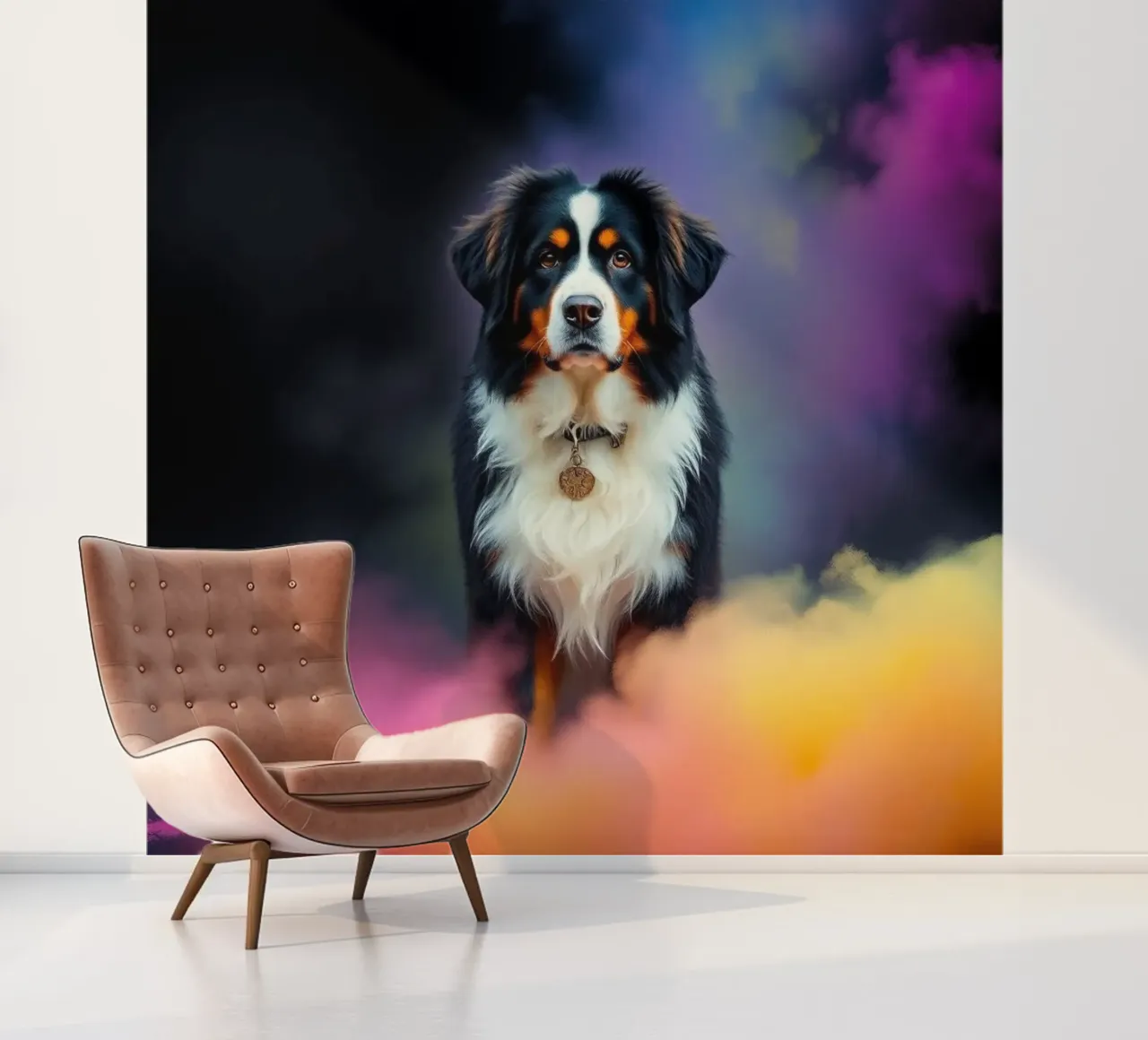 The colorful Bernese Mountain Dog #170 photo wallpaper by Yumis.Beargang.and.Me