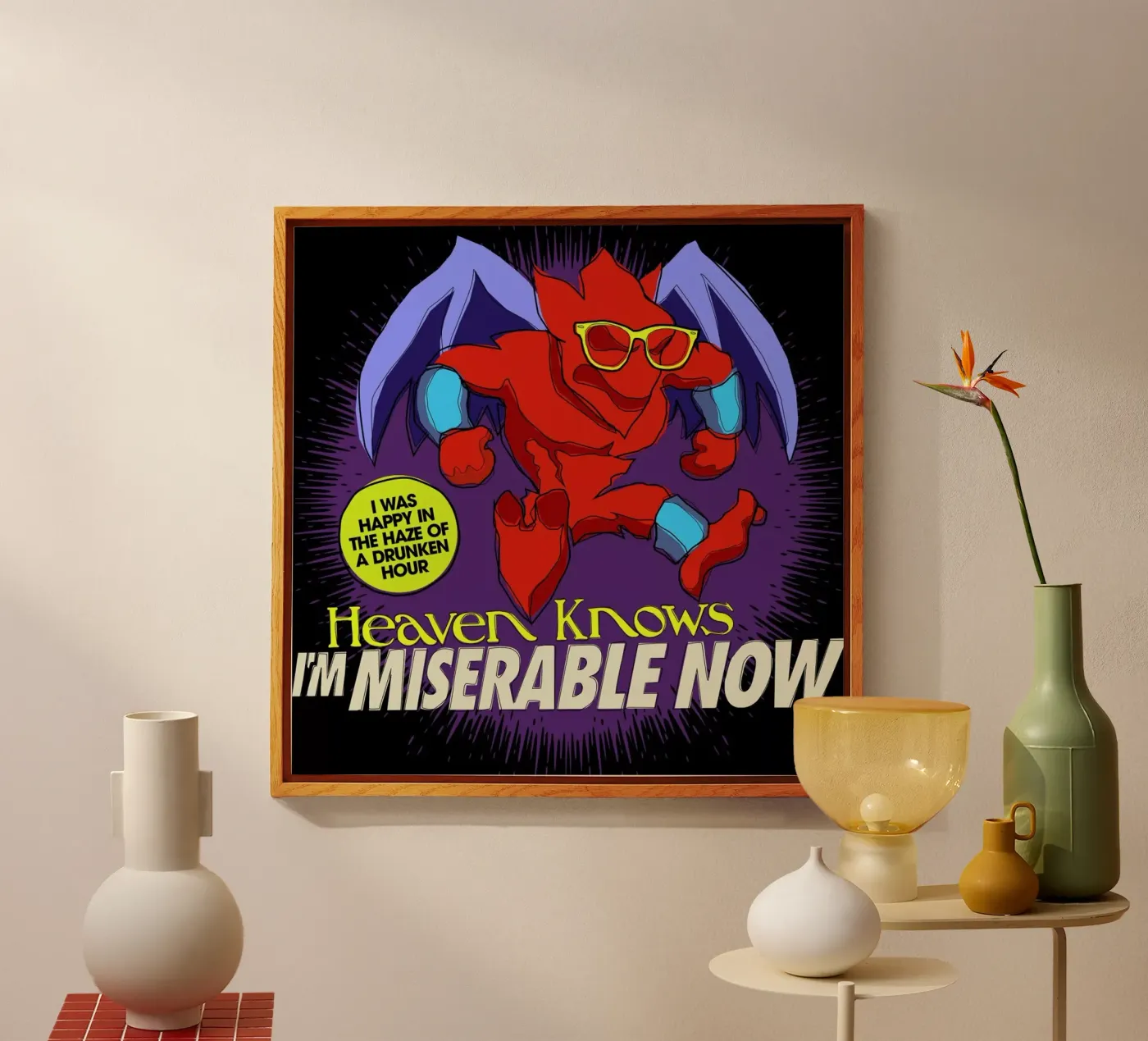 Heaven Knows acryl van Butcher Billy