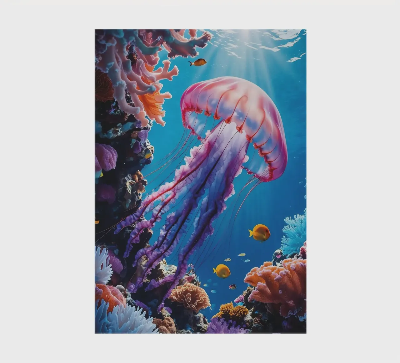 🪸🪼 Jellyfish Pink | Floating Silence (2) notebook by Trinkets NL Design Studio