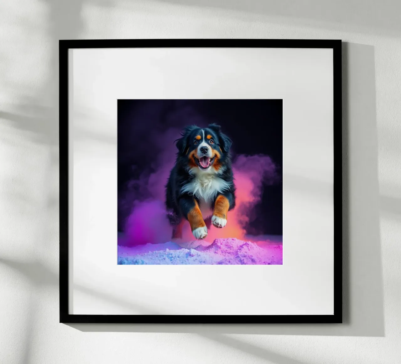 The colorful Bernese Mountain Dog #172 hahnemühle by Yumis.Beargang.and.Me