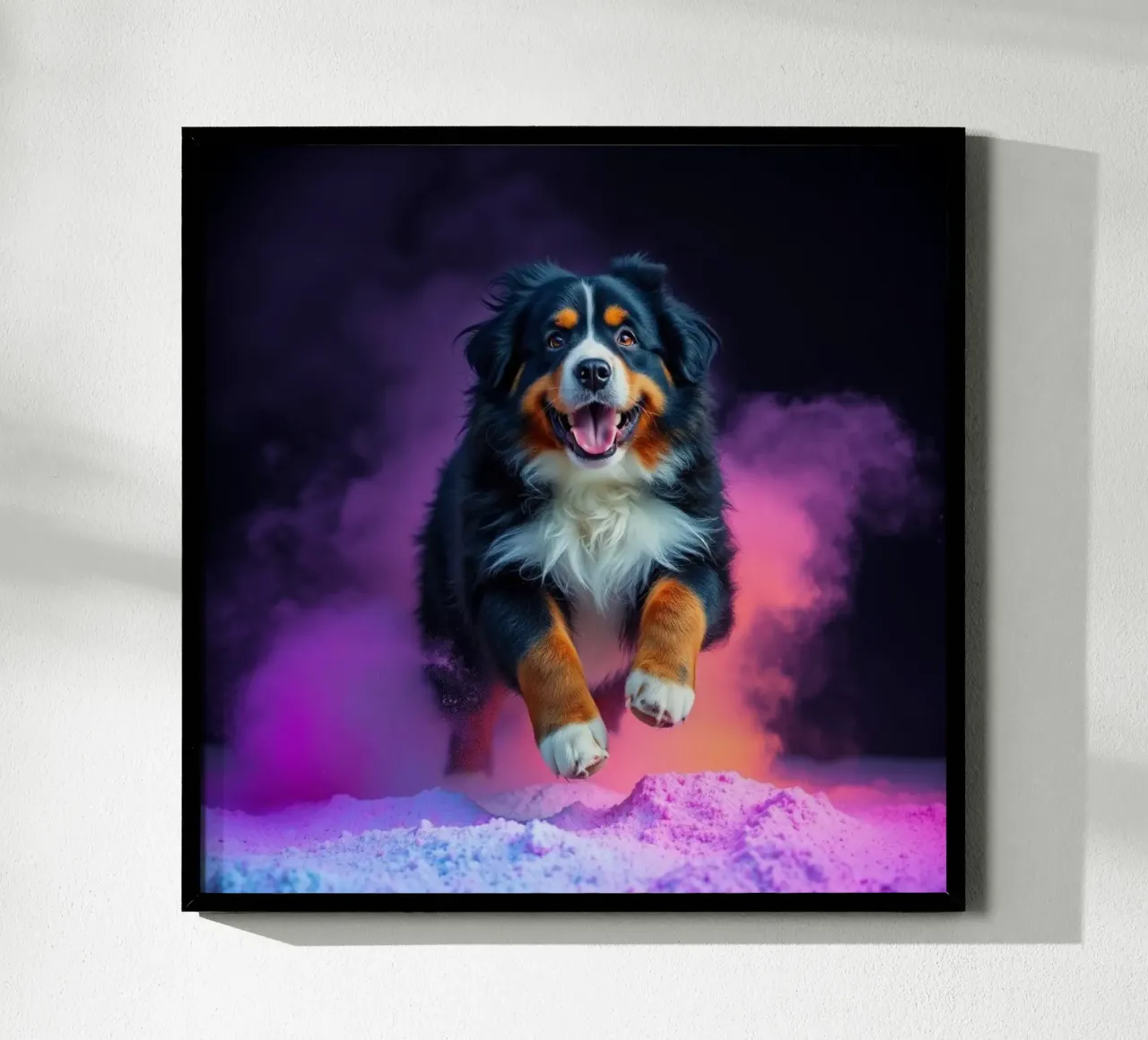 The colorful Bernese Mountain Dog #172 hahnemühle by Yumis.Beargang.and.Me
