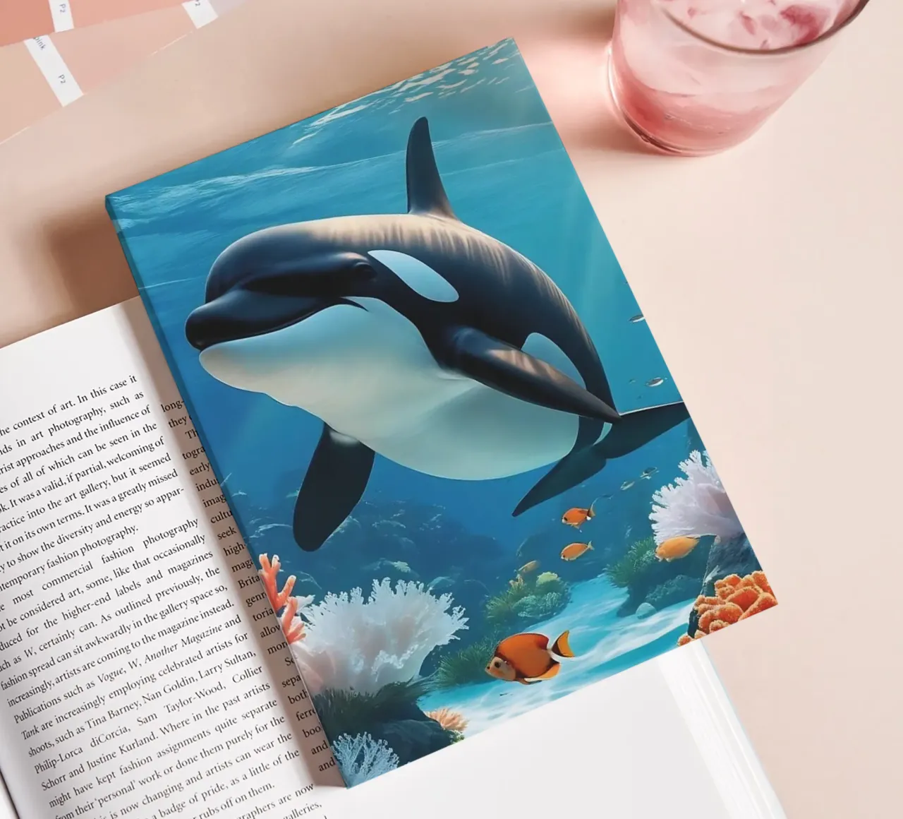 🪸🐚 Orca | Underwater Magic in Motion (2) notebook by Trinkets NL Design Studio