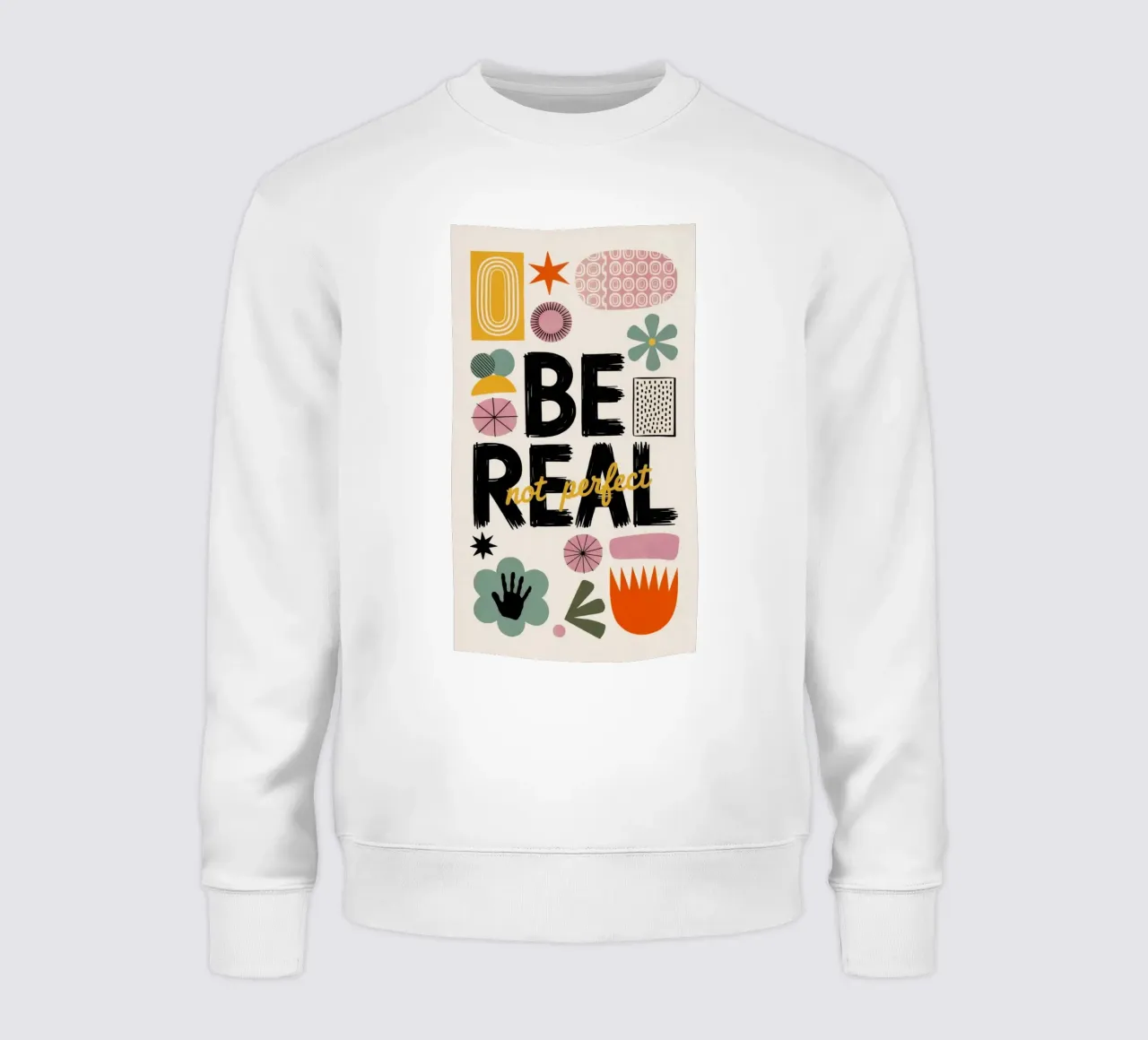 BE REAL felpa da 20 Farben