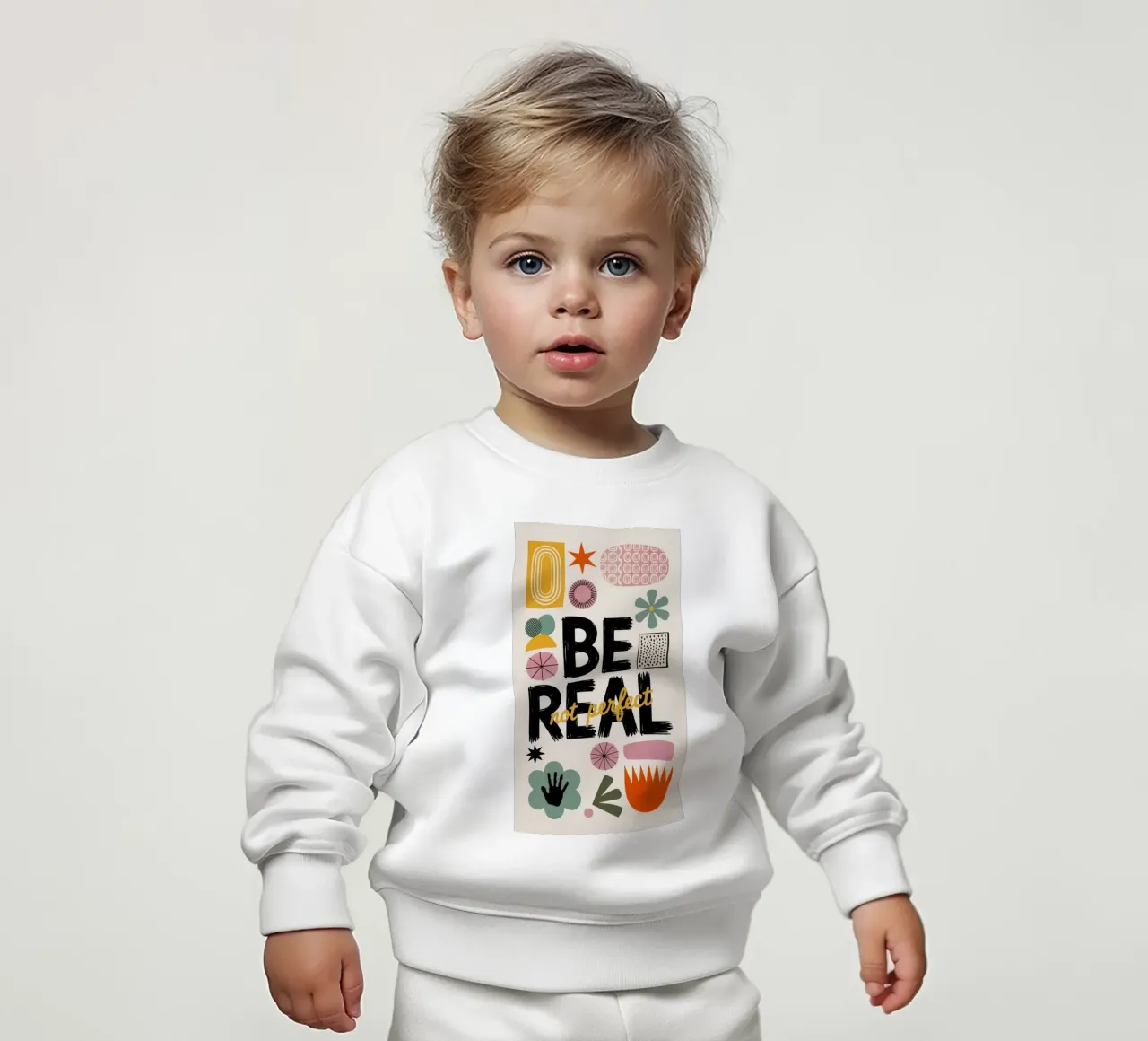 BE REAL felpa neonato da 20 Farben