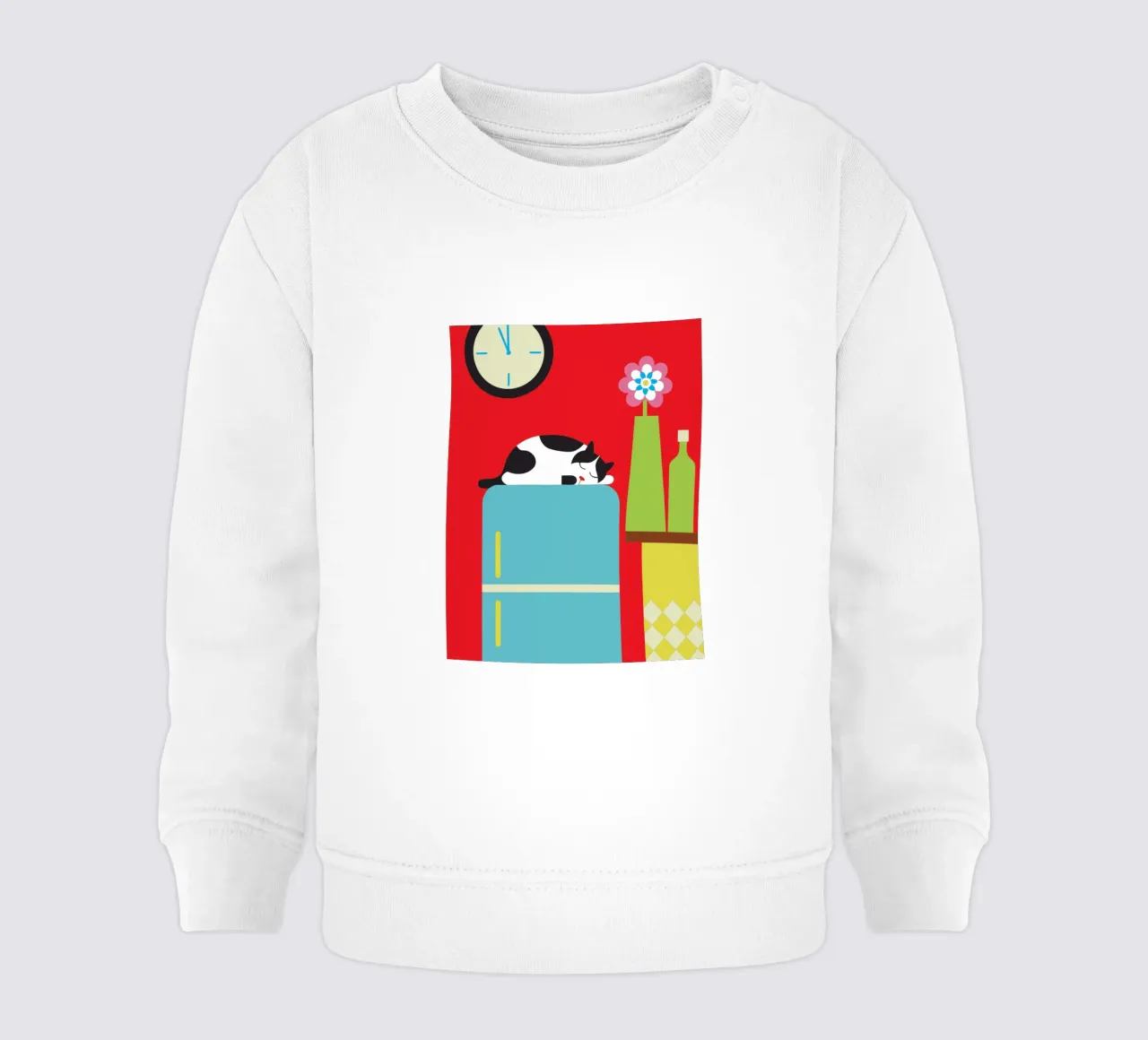 Gatto che dorme felpa neonato da LOOK DIFFERENT
