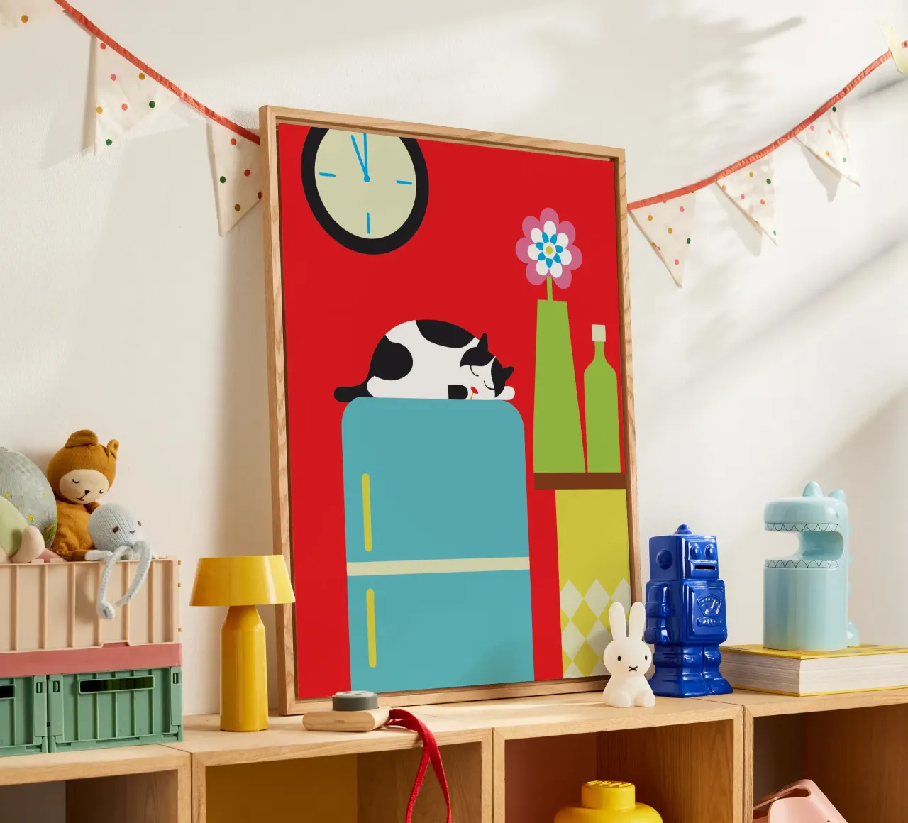 Gatto che dorme plexiglass da LOOK DIFFERENT