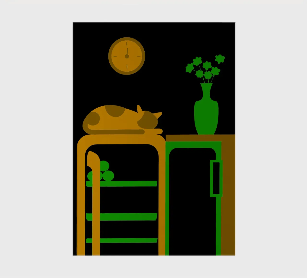 Sleeping Cat notebook by LOOK DIFFERENT