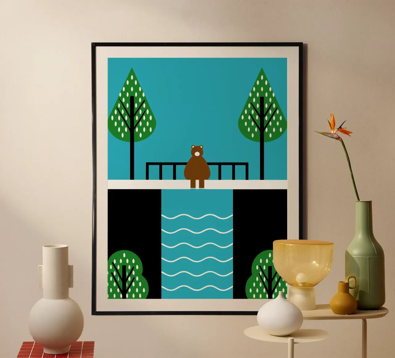 Orso solitario poster da LOOK DIFFERENT