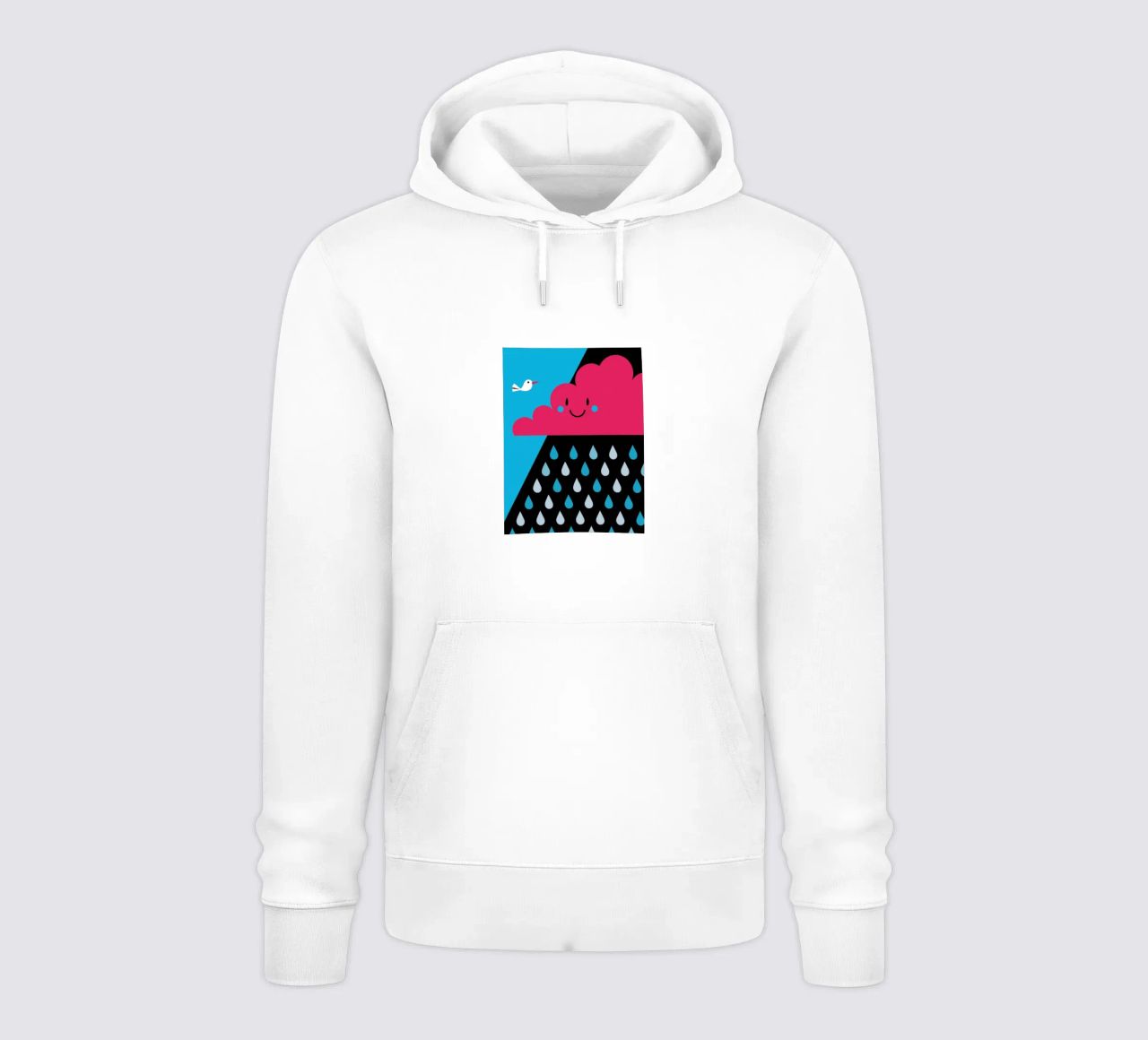 Nuvole di pioggia felpa con cappuccio da LOOK DIFFERENT