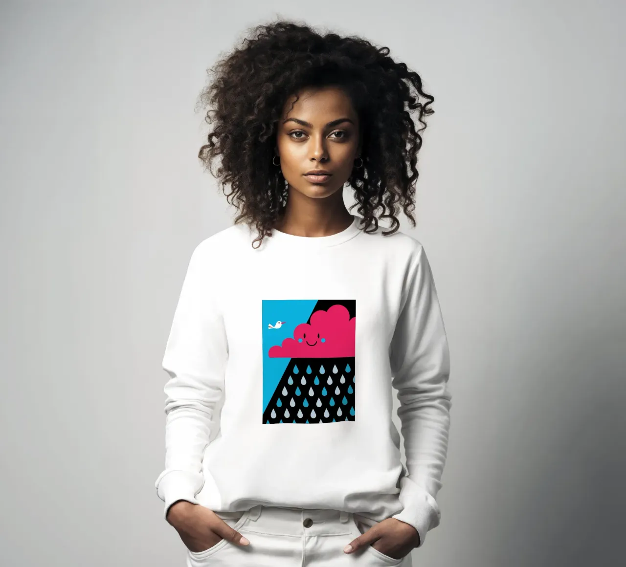 Nuages de pluie sweat de LOOK DIFFERENT
