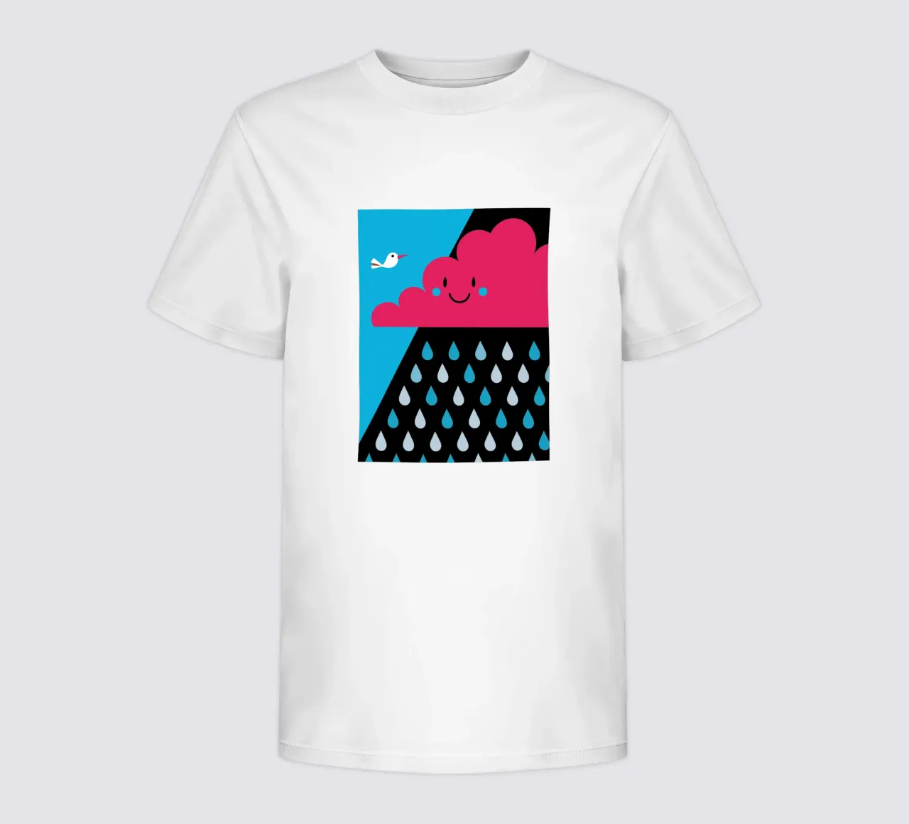 Rain Clouds t-shirt bambini da LOOK DIFFERENT