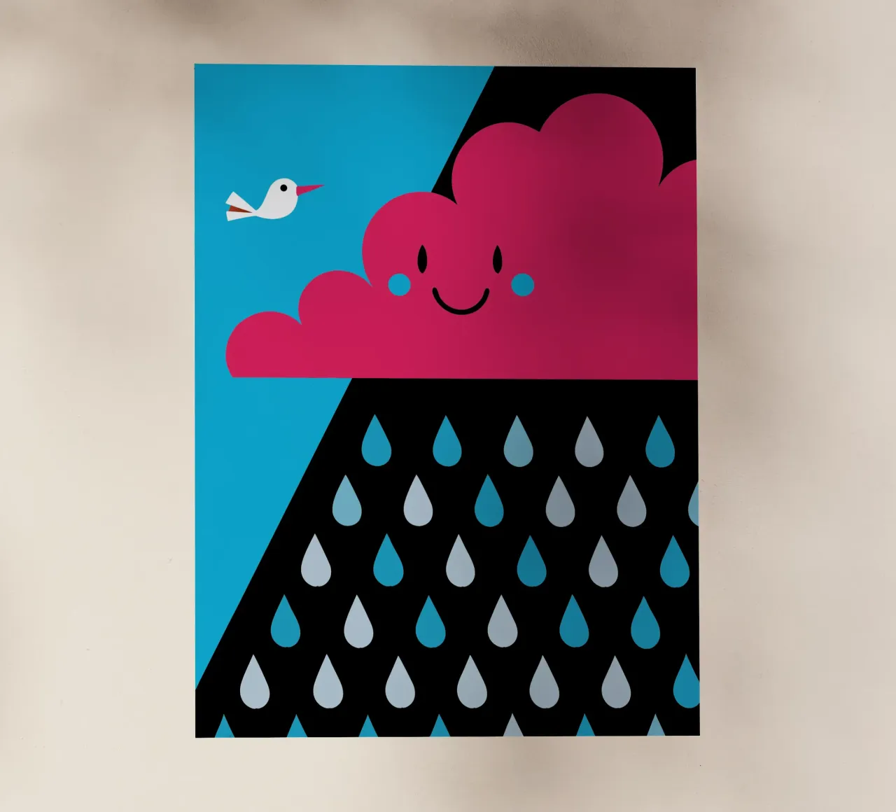 Nuvole di pioggia pellicola backlit da LOOK DIFFERENT