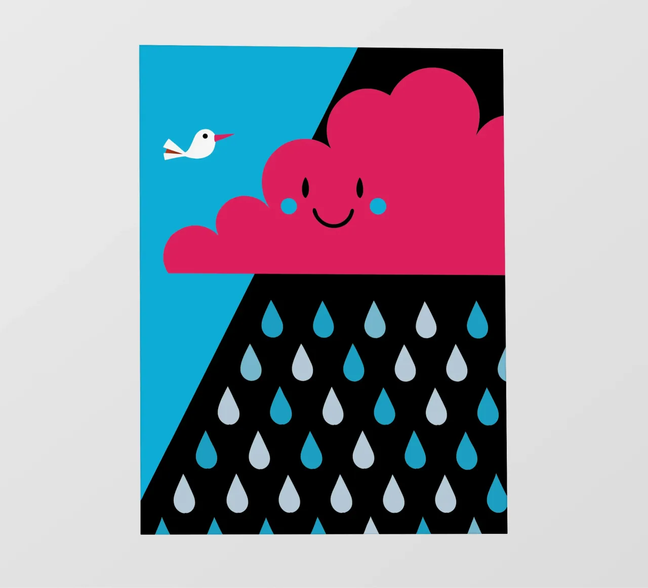 Nuvole di pioggia pellicola backlit da LOOK DIFFERENT