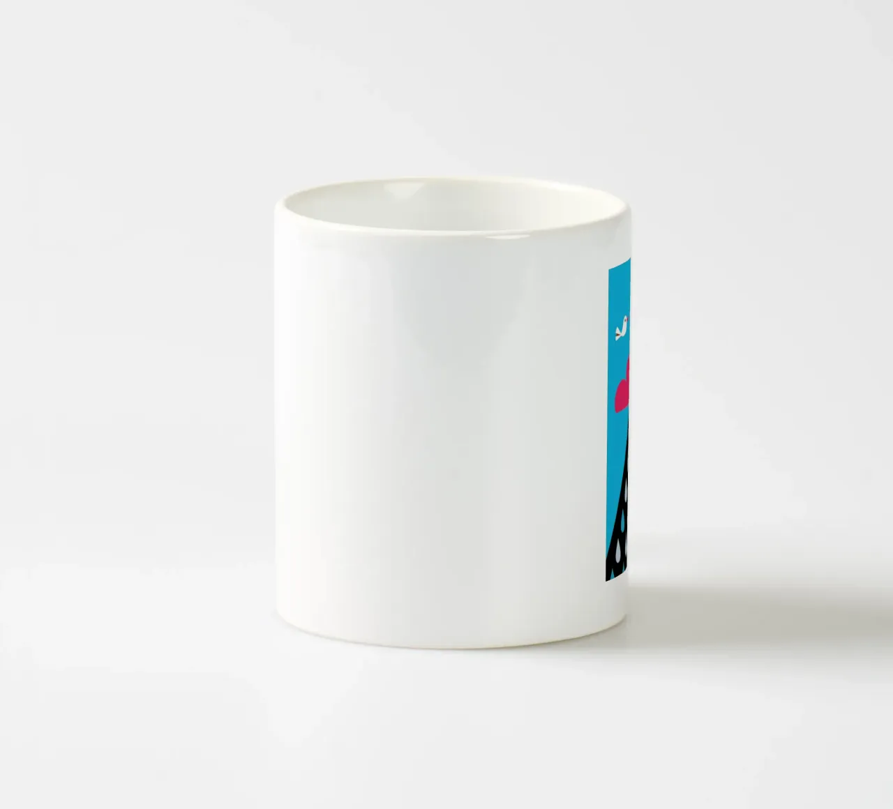 Regenwolken Keramik Tasse von LOOK DIFFERENT