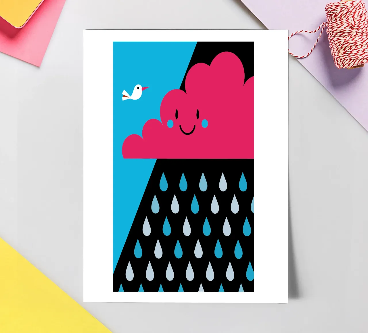 Rain Clouds sticker sheet by LOOK DIFFERENT
