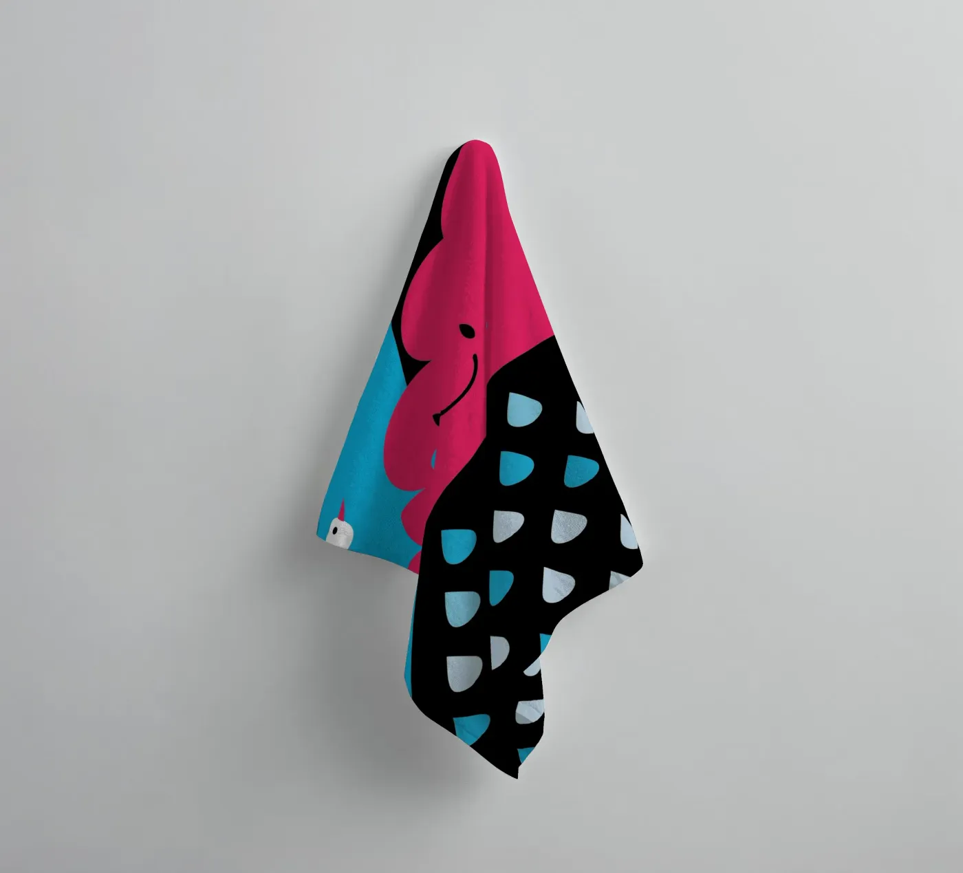 Rain Clouds towel by LOOK DIFFERENT