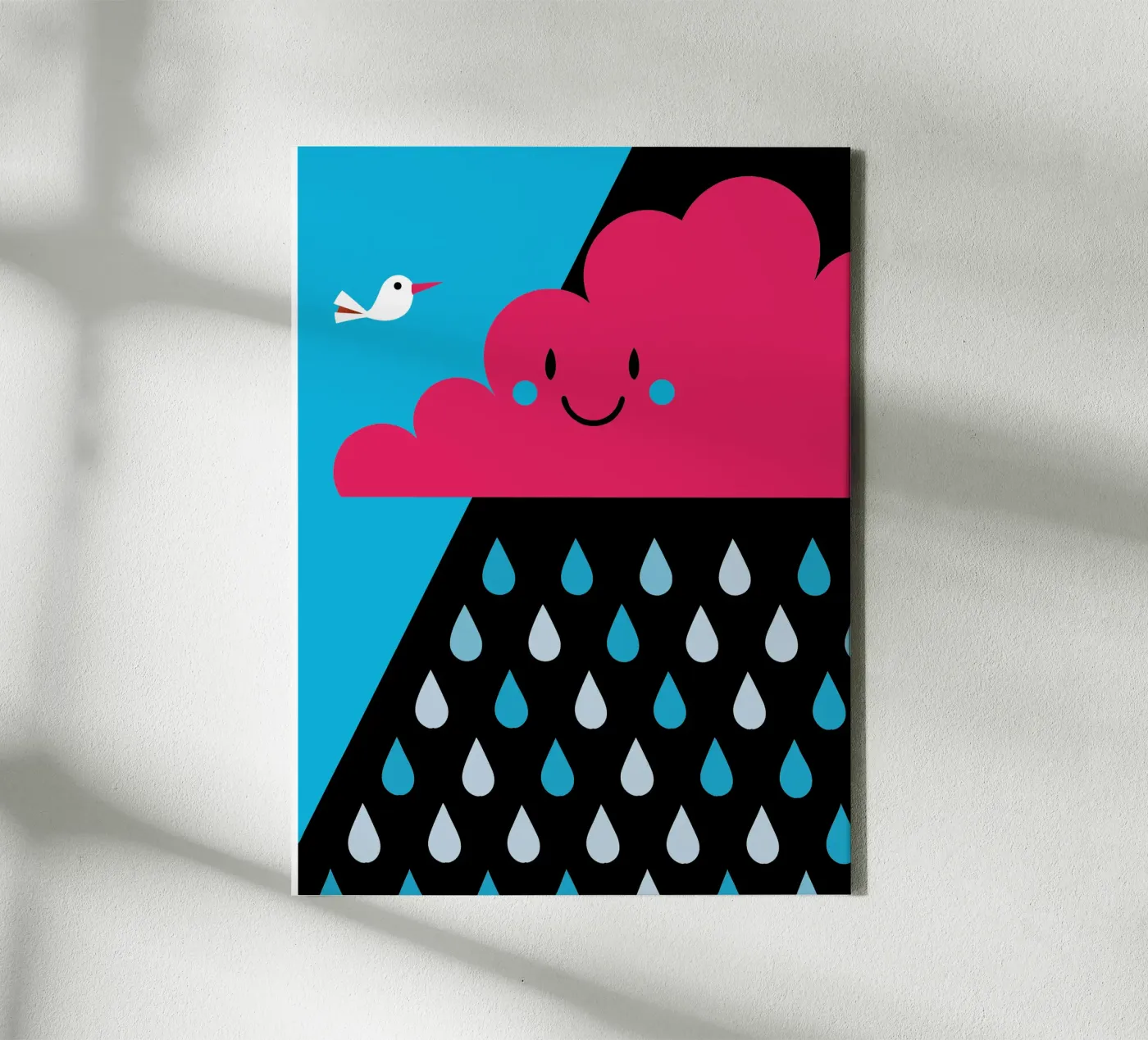 Rain Clouds canvas by LOOK DIFFERENT