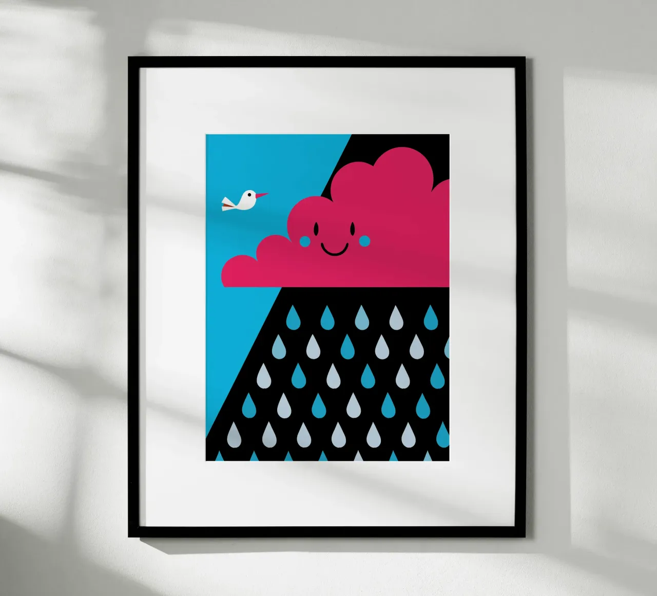 Rain Clouds poster by LOOK DIFFERENT