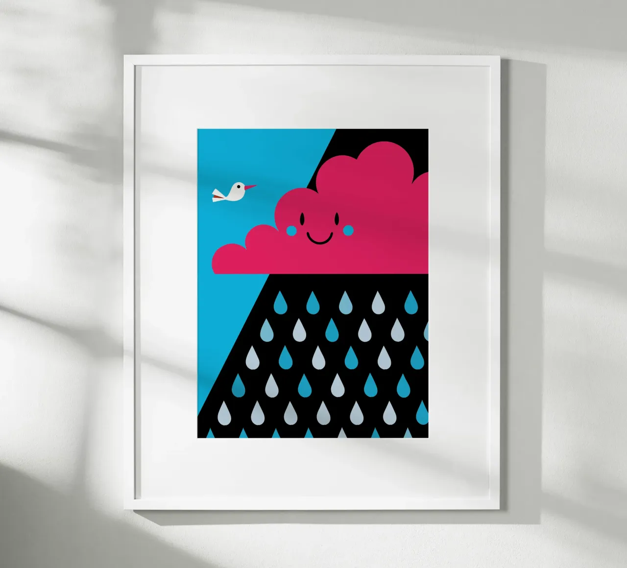 Rain Clouds poster by LOOK DIFFERENT