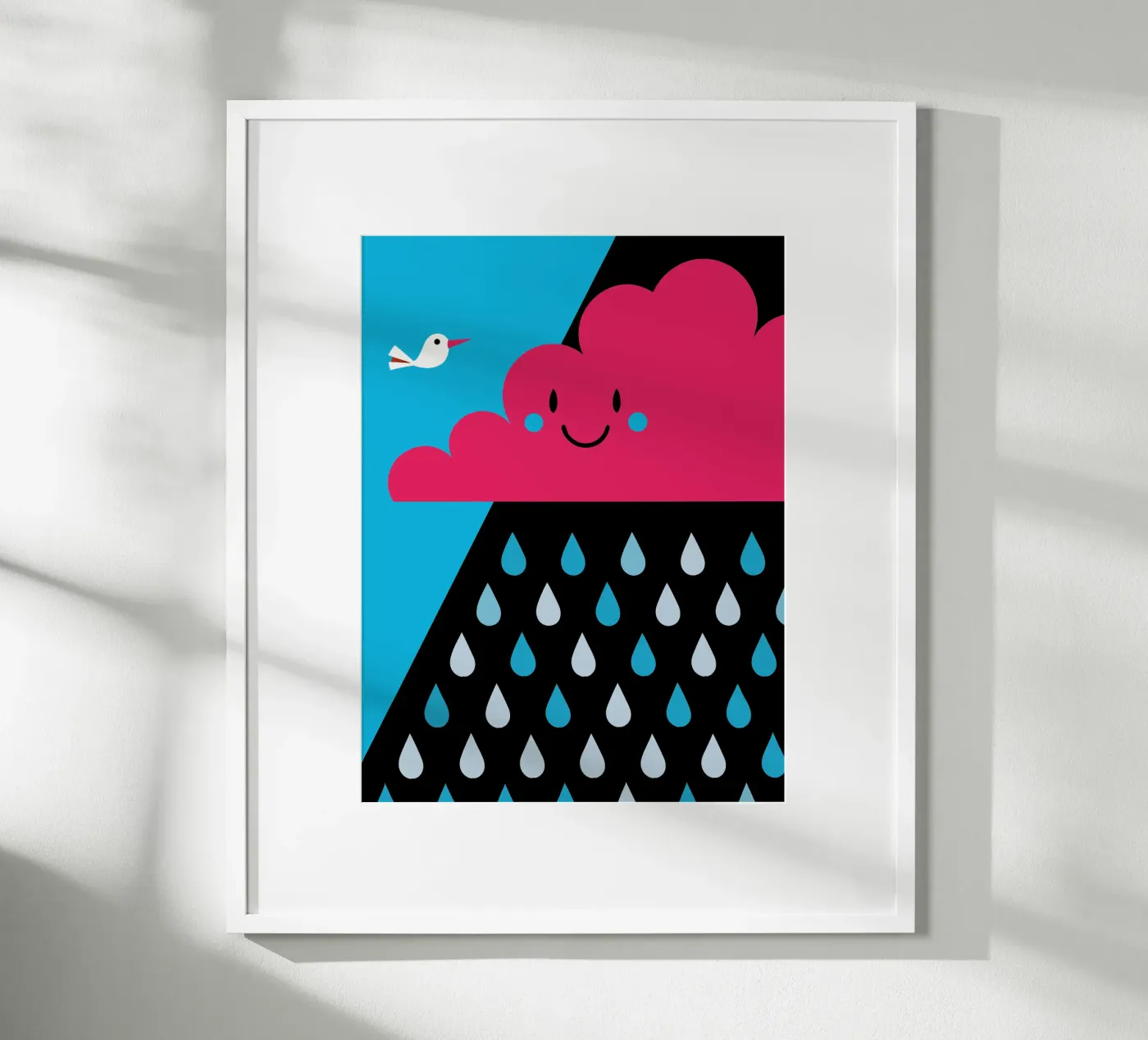 Rain Clouds poster by LOOK DIFFERENT