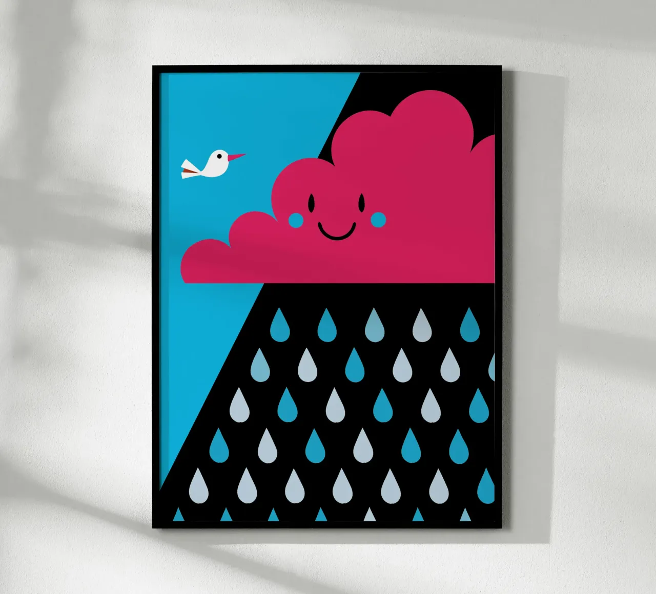Rain Clouds poster by LOOK DIFFERENT