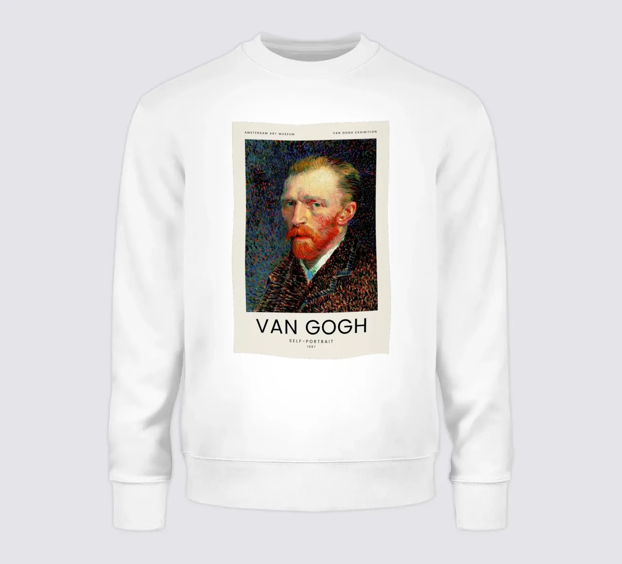 van Gogh - Self-Portrait felpa da Vintage by JUNIQE