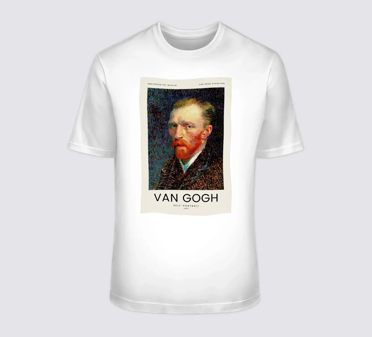 van Gogh - Self-Portrait t-shirt da Vintage by JUNIQE