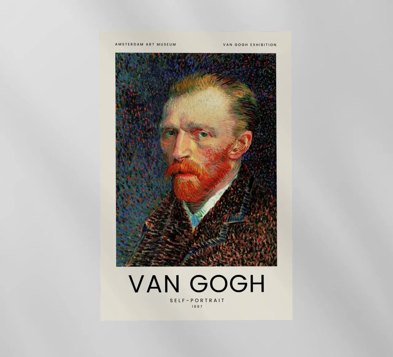 van Gogh - Self-Portrait pellicola backlit da Vintage by JUNIQE