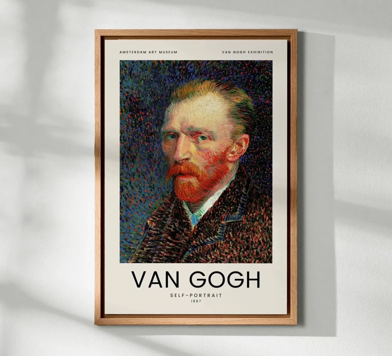 van Gogh - Self-Portrait alluminio dibond da Vintage by JUNIQE