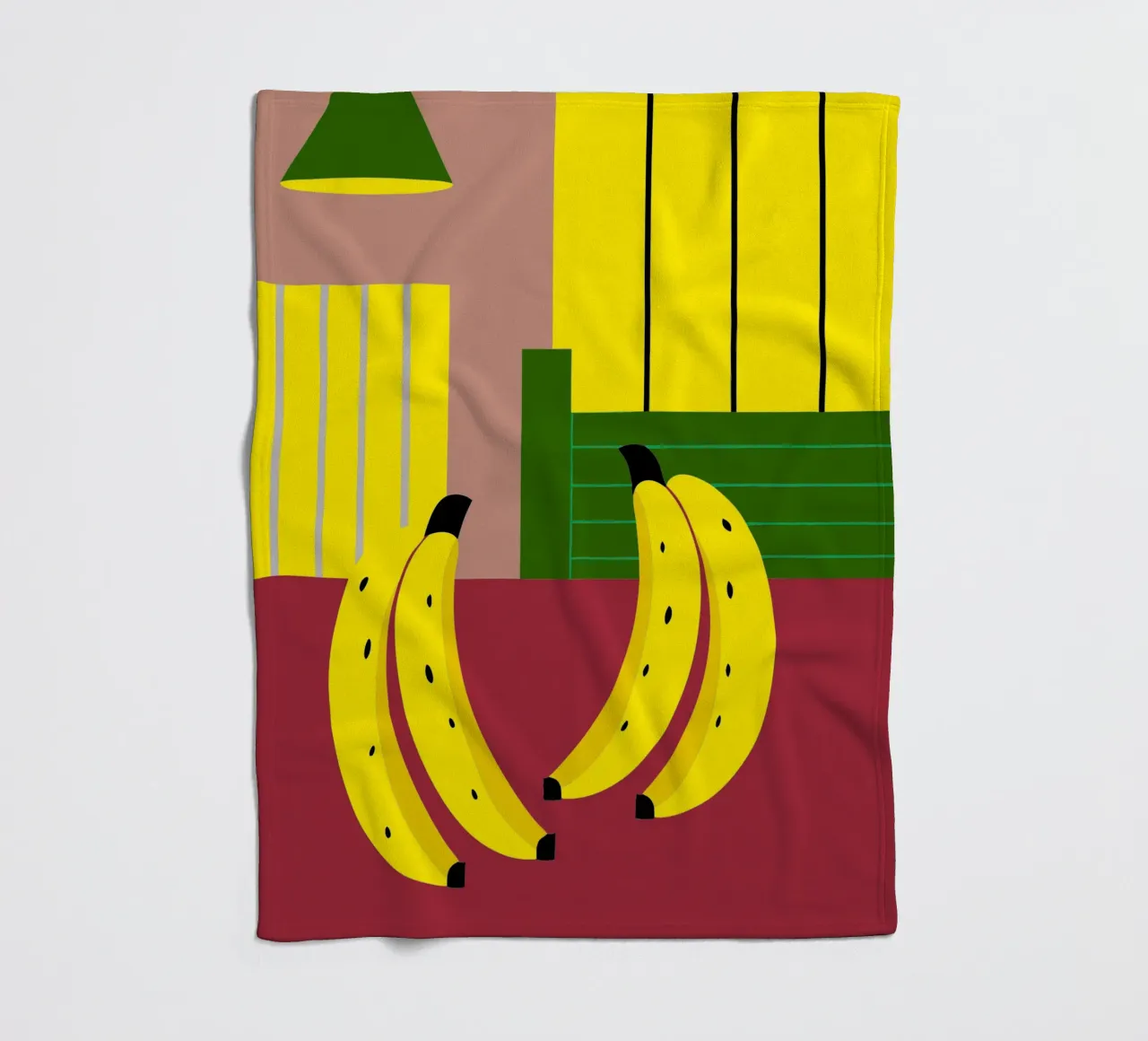 Banana Frutta coperta in pile da LOOK DIFFERENT