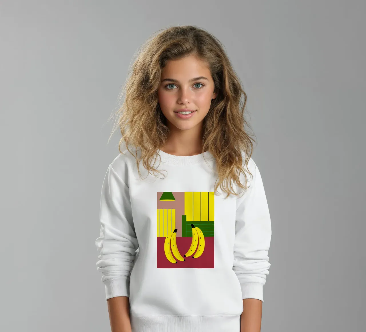 Banana Frutta felpa bambino da LOOK DIFFERENT