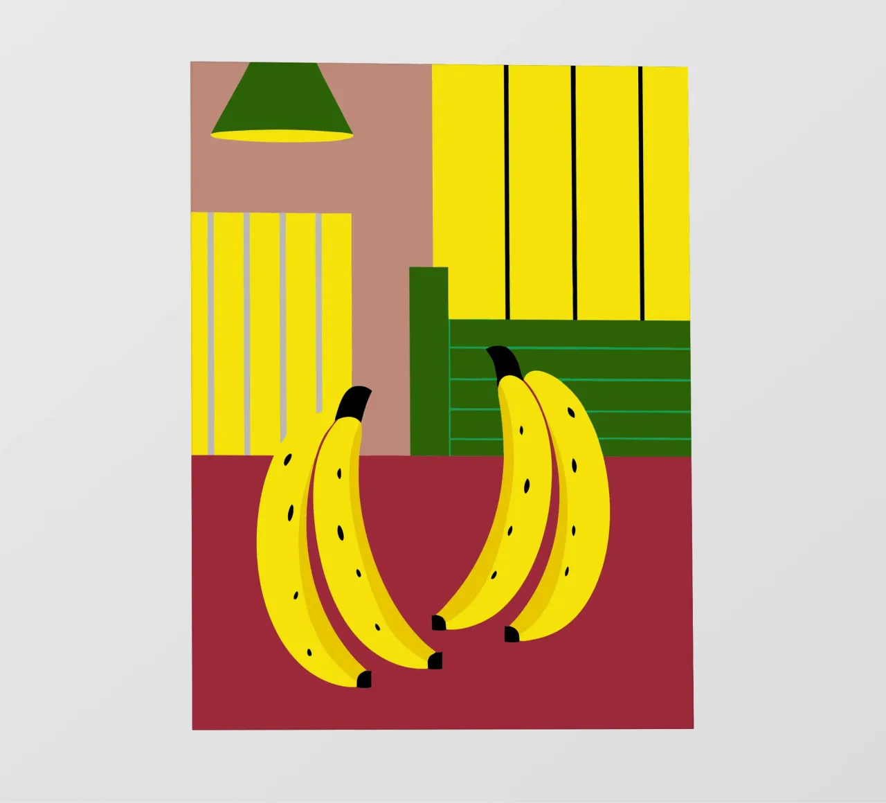 Banana Frutta pellicola backlit da LOOK DIFFERENT