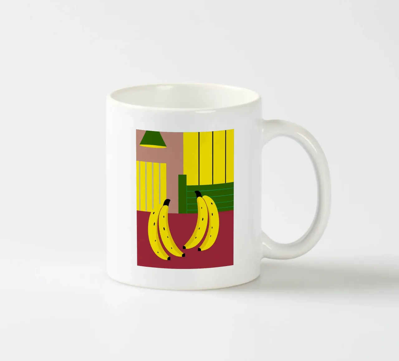Banana Frutta tazza in ceramica da LOOK DIFFERENT