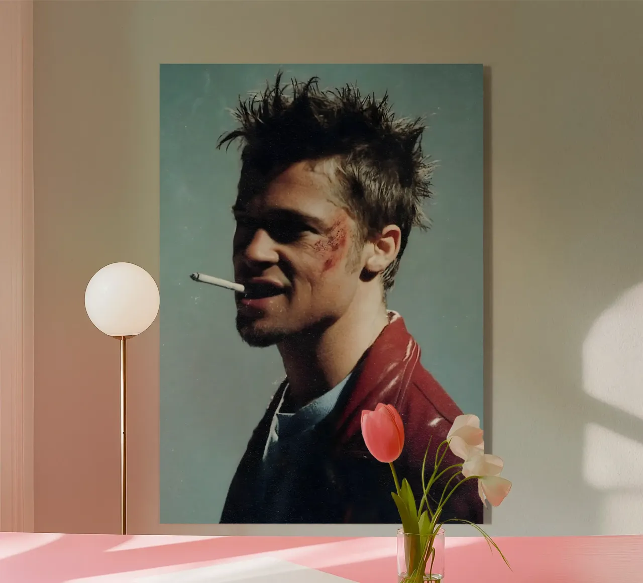 fight club plexiglass da Low poly art