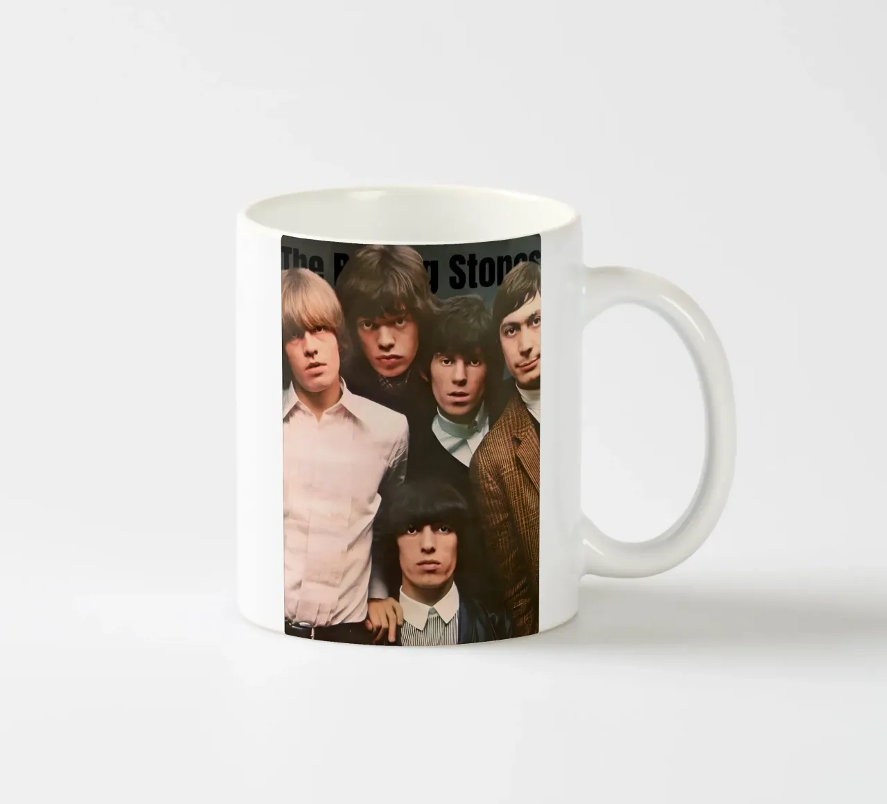 The Rolling Stones 90s tazza in ceramica da Low poly art