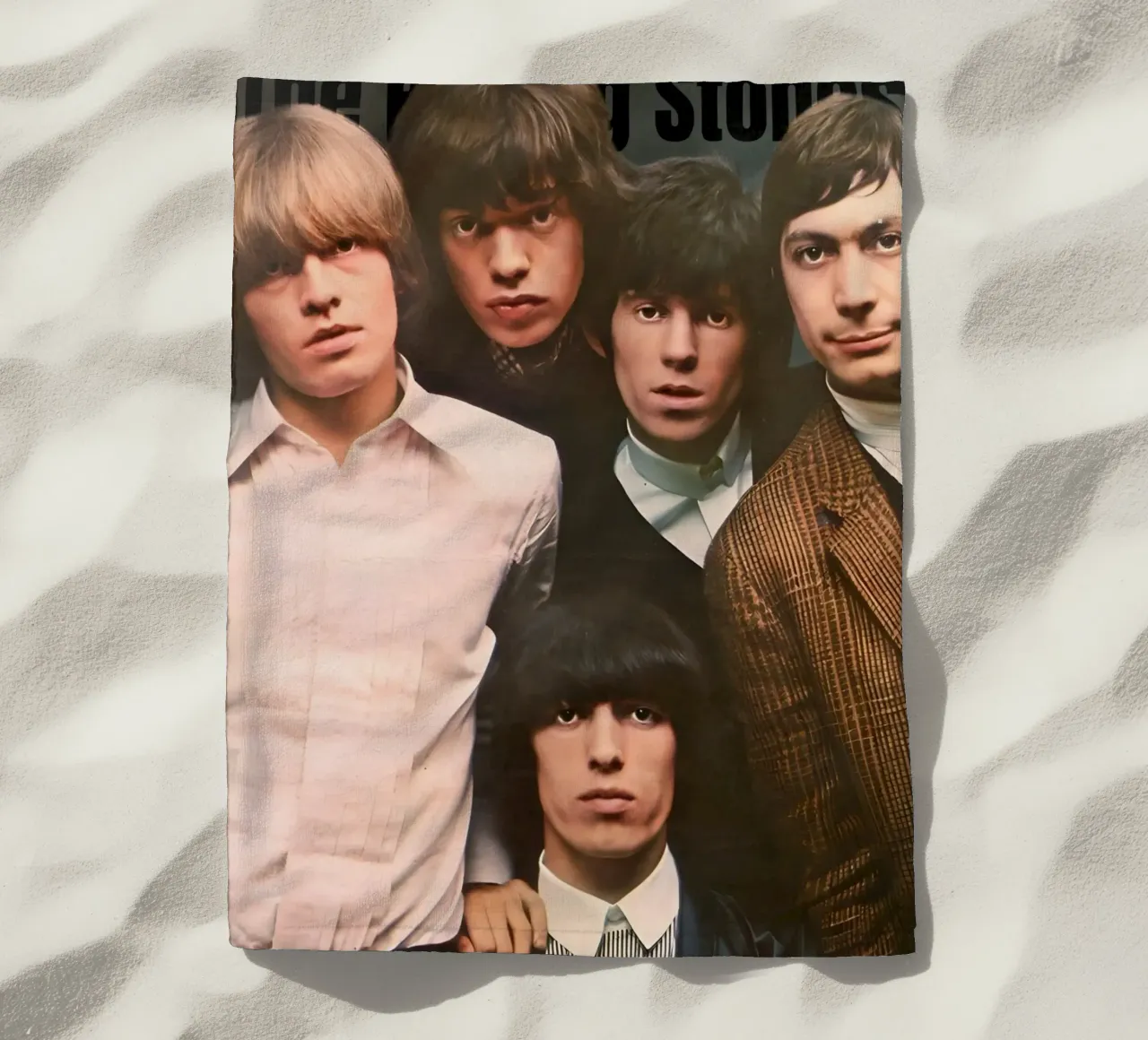 The Rolling Stones 90s telo mare da Low poly art