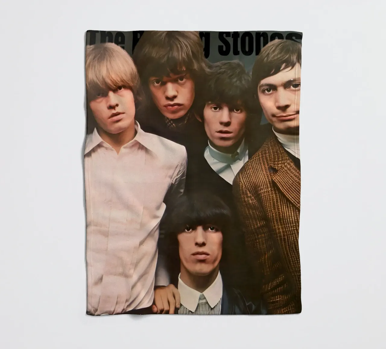 The Rolling Stones 90s coperta in pile da Low poly art