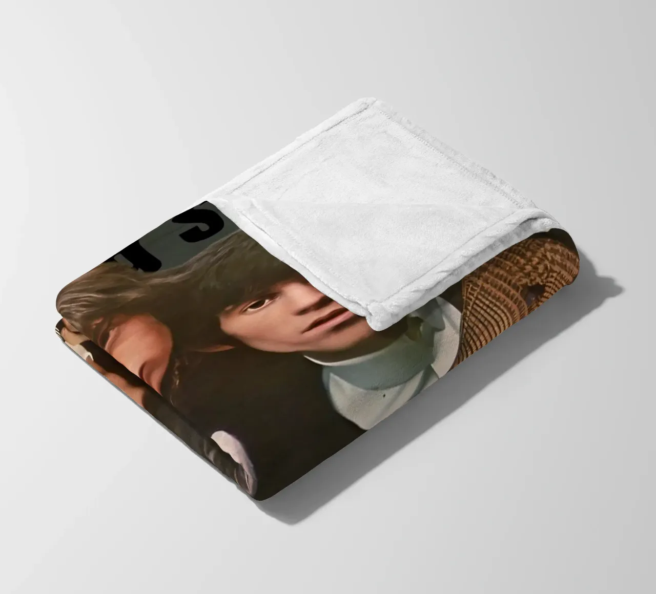 The Rolling Stones 90s coperta in pile da Low poly art