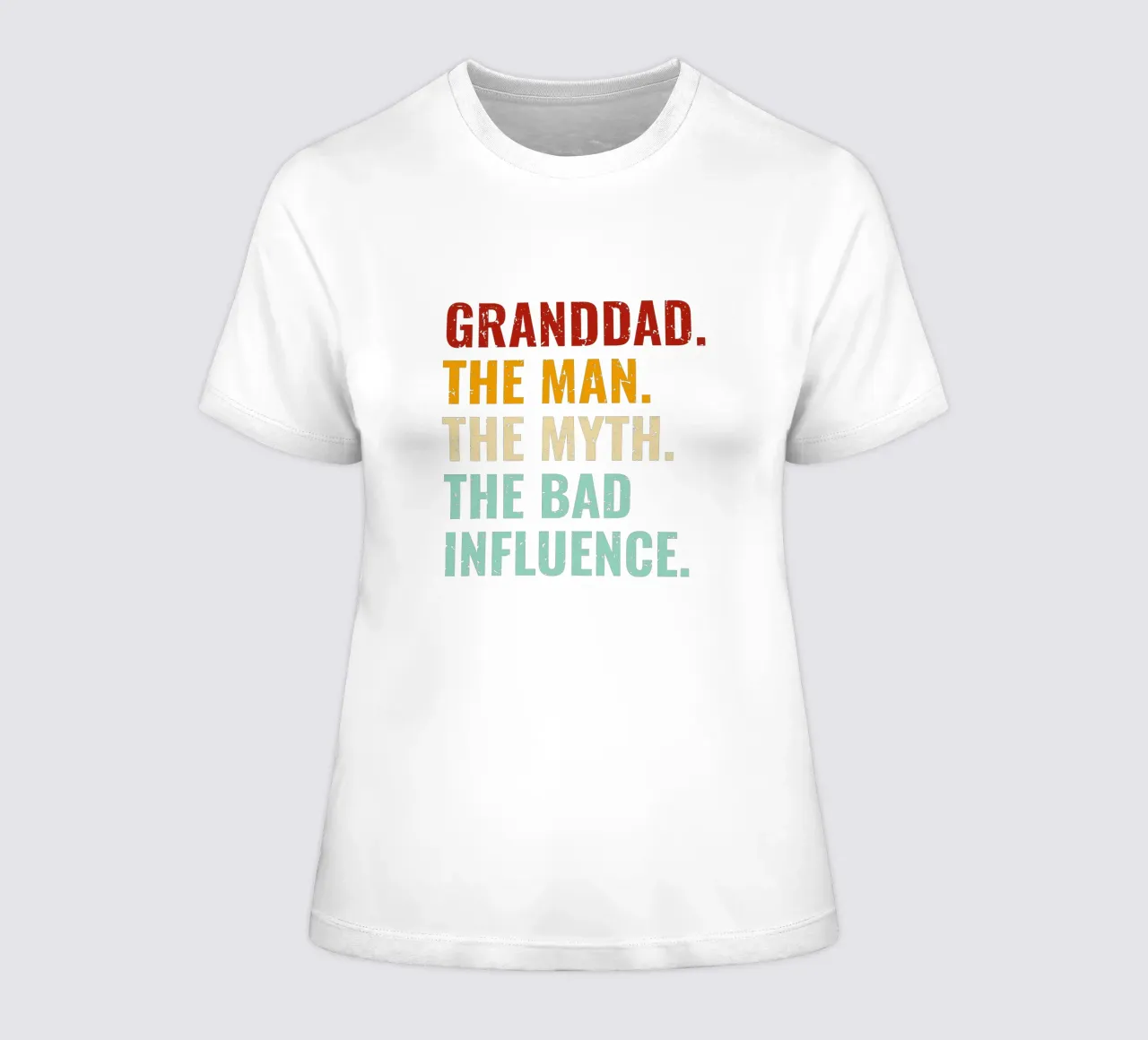 The Man, The Myth, The Bad Influence Frauen T-Shirt von edsonramosart